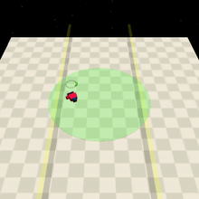 CarCircle constrained rollout generated by MPDiffuser