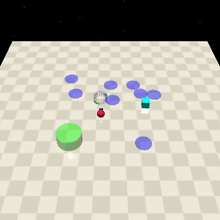 PointGoal constrained rollout generated by MPDiffuser